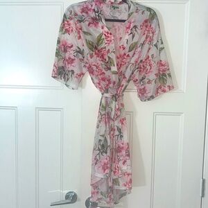 MUMU Floral Robe